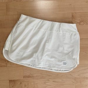Wilson White Tennis Skirt